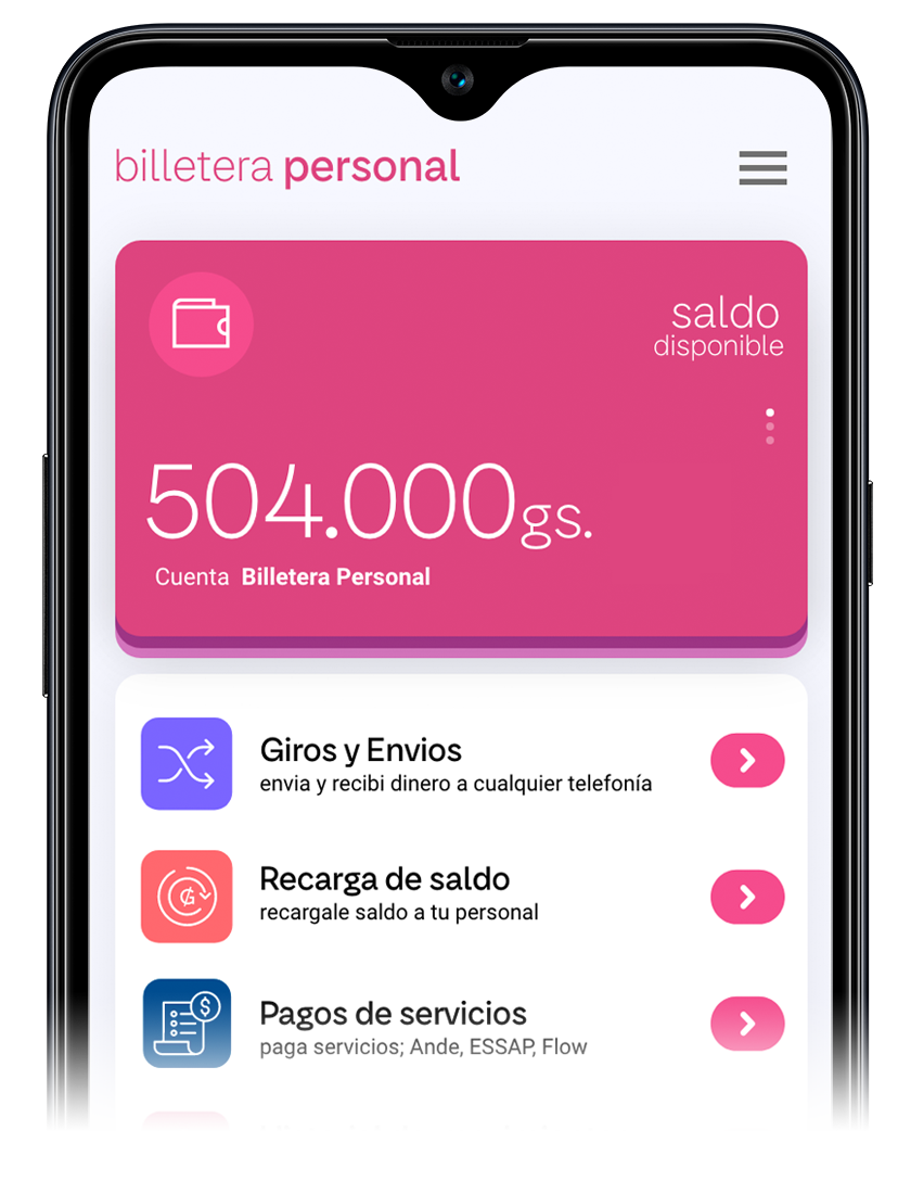 Billetera Personal | Personal Paraguay